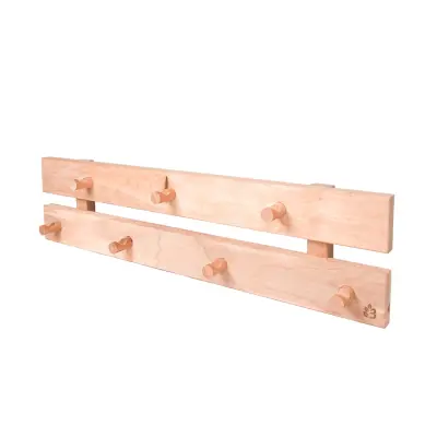 Вешалка настенная Левада Д7, ольха, 2 ряда