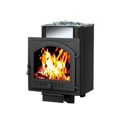 Фото Печь ВЕЗУВИЙ Сенсация 22 Антрацит (205) в магазине Woodson Фото Печь ВЕЗУВИЙ Сенсация 22 Антрацит (205) в магазине Woodson