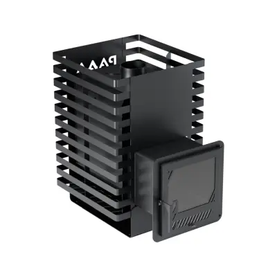 Фото Печь банная "РАДА ТЕРМА 2026" ОК 8мм 20M, дверца со стеклом в магазине Woodson