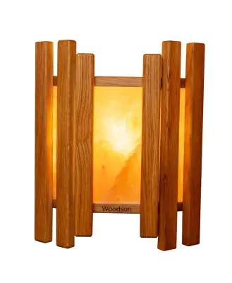 Абажур Woodson Trio с гималайской солью, дуб