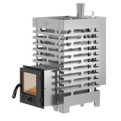 Фото Печь для бани ASTON 16 НЕРЖ. стекло "АКВА " в магазине Woodson