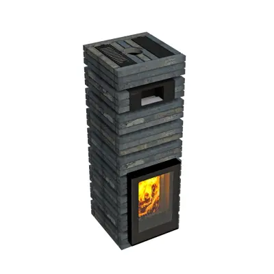 Фото Дровяная банная печь Grill`D Shaman 200 Short Max в магазине Woodson