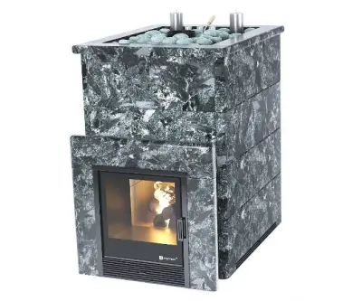 Фото Печь «Домна 45» К Пироксенит в магазине Woodson Фото Печь «Домна 45» К Пироксенит в магазине Woodson