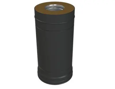 Фото Сэндвич-труба L-500 Grill'D AISI 430 0,8мм/ОС 0,5мм (D115/250) черный 