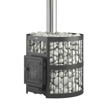 Фото Чугунная печь для бани ЭТНА Стандарт 24 (ДТ-4) б/в в магазине Woodson Фото Чугунная печь для бани ЭТНА Стандарт 24 (ДТ-4) б/в в магазине Woodson