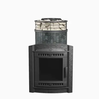 Фото Печь банная "Атмосфера L" Пироксенит ламель+сетка в магазине Woodson