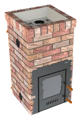 Фото Дровяная банная печь Grill'D Retro 500 Short Max Pro в магазине Woodson