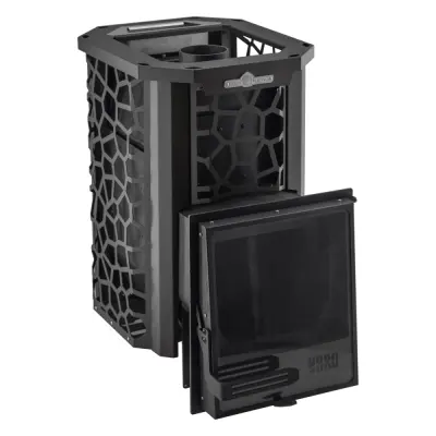 Фото Печь банная HARD 30L "Саванна" Панорама в магазине Woodson