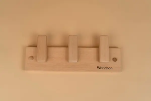 Вешалка Woodson D3, 3 крепления, ольха Вешалка Woodson D3, 3 крепления, ольха