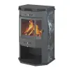 Фото Печь-Камин ASTON 12 кВт (200 м3) Призматик с плитой (Амфиболит) в магазине Woodson