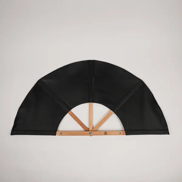 Веер для бани Левада, чёрный, большой