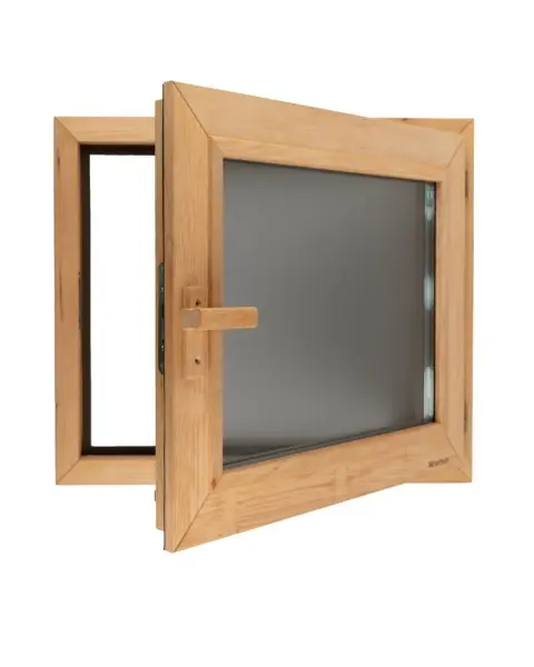 Окно Woodson  PRO 60*50, стекло GREY ольха, правое