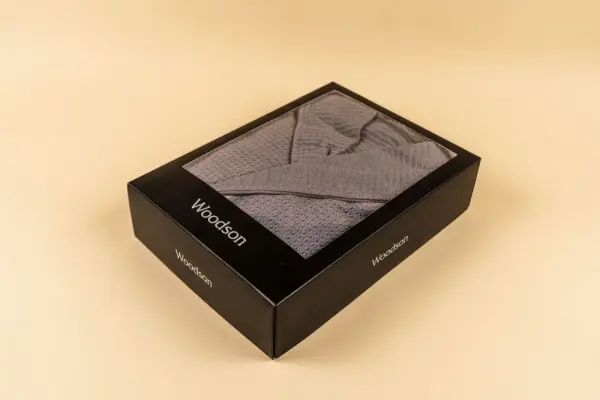 Халат вафельный Woodson, gray (50)