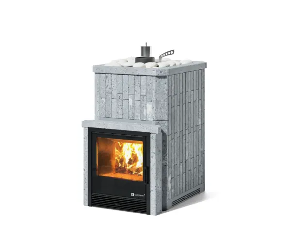 Фото Печь Изистим Южная 9 с топкой из парной  - Камень Талькохлорит в магазине Woodson