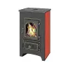 Фото Печь-Камин ВЕЗУВИЙ ПК-01 (270) с плитой красн. 9 кВт (150 м3) Ø 115 мм в магазине Woodson