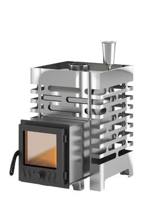 Фото Печь для бани ASTON 12 INOX стекло в магазине Woodson