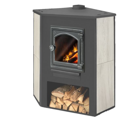 Фото Камин ЭТНА (ДТ-4С) угловой Ø115мм в магазине Woodson