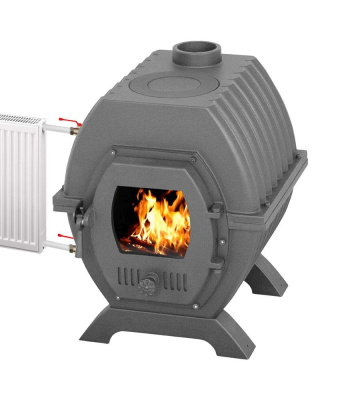 Фото Печь отопительная Везувий чугунная "Триумф 180" т/о в магазине Woodson