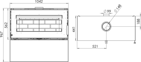 Фото Печь МОНБЛАН в магазине Woodson