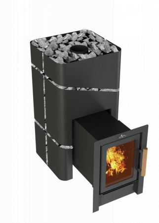 Фото Дровяная банная печь Grill'D Cometa Vega 180 Long Window Max Pro в магазине Woodson Фото Дровяная банная печь Grill'D Cometa Vega 180 Long Window Max Pro в магазине Woodson