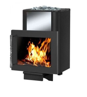 Фото Печь ВЕЗУВИЙ Русичъ Антрацит 22 Панорама "М" в магазине Woodson
