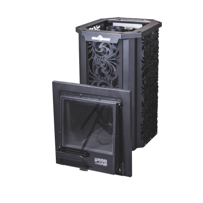 Фото Печь банная HARD 16M "Хохлома" Панорама в магазине Woodson