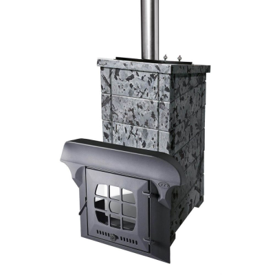 Фото Калита Экстрим РК в облицовке СЕРПЕНТИНИТ «ПРЕМИУМ» в магазине Woodson