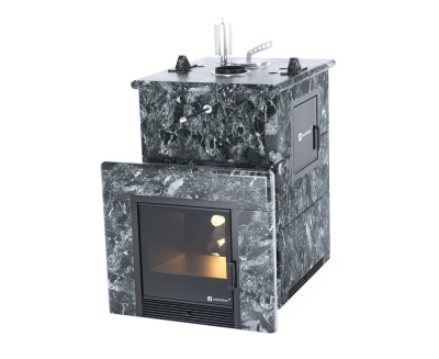 Фото Печь для русской бани Анапа М2 в полноценном кожухе (пироксенит) в магазине Woodson Фото Печь для русской бани Анапа М2 в полноценном кожухе (пироксенит) в магазине Woodson