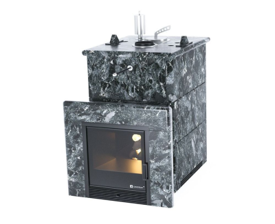 Фото Печь для русской бани Анапа в полноценном кожухе (пироксенит) в магазине Woodson