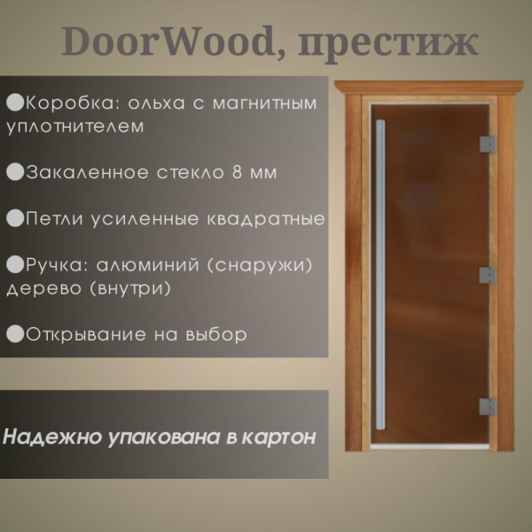 Дверь DoorWood Престиж Бронза матовая 1900*700 Дверь DoorWood Престиж Бронза матовая 1900*700