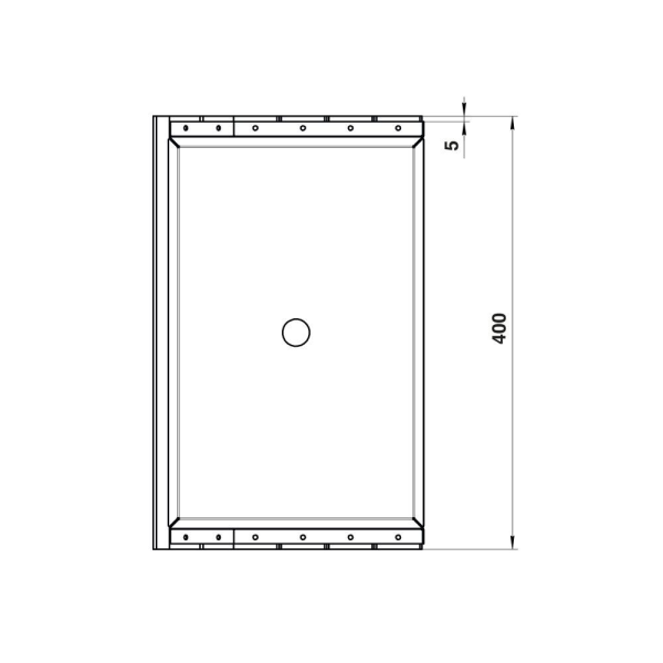 Бак накопительный 16л (AiSi 439; 1,0мм) св. дерево
