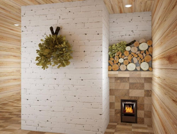 Фото Дровяная банная печь Grill'D Aurora 180 Long (дверца со стеклом) в магазине Woodson